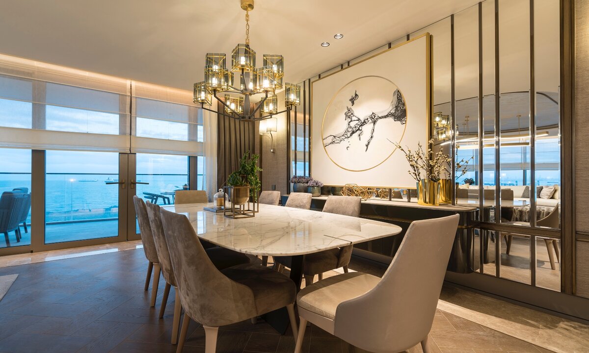 Sample Living Room at Yedi Mavi