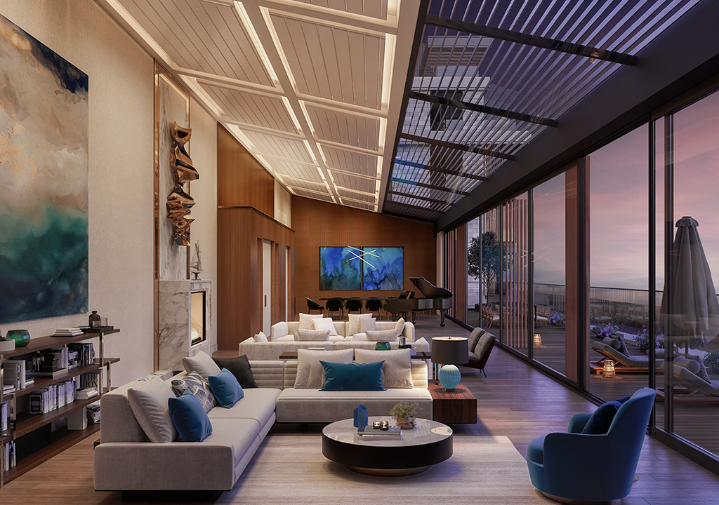 Four Seasons Residences Living Room