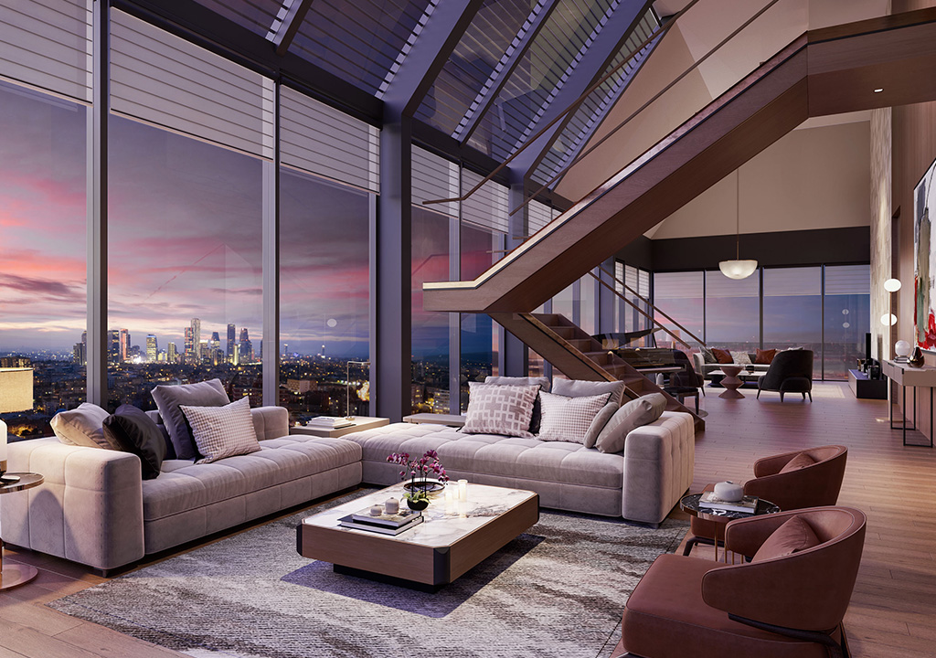 Four Seasons Residences Living Room