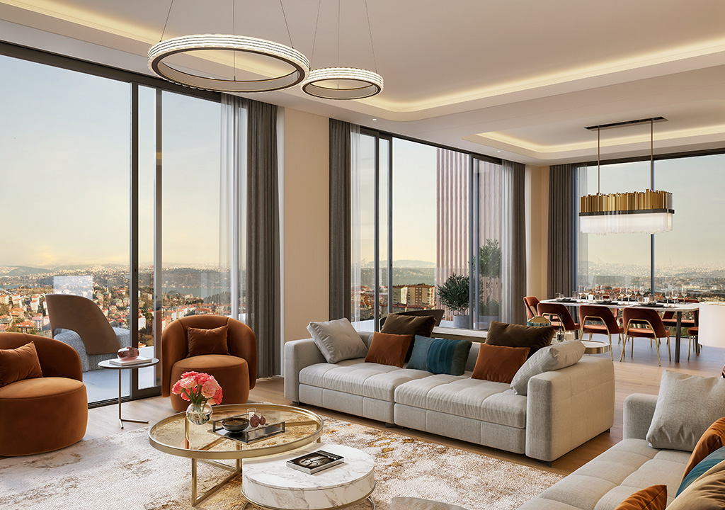 Four Seasons Residences Living Room