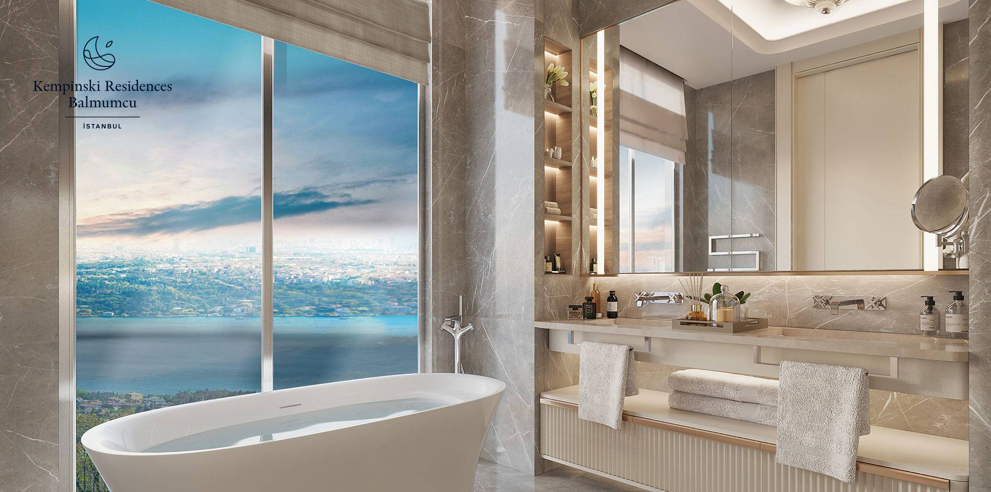 Kempinski Private Residences Balmumcu Bathroom