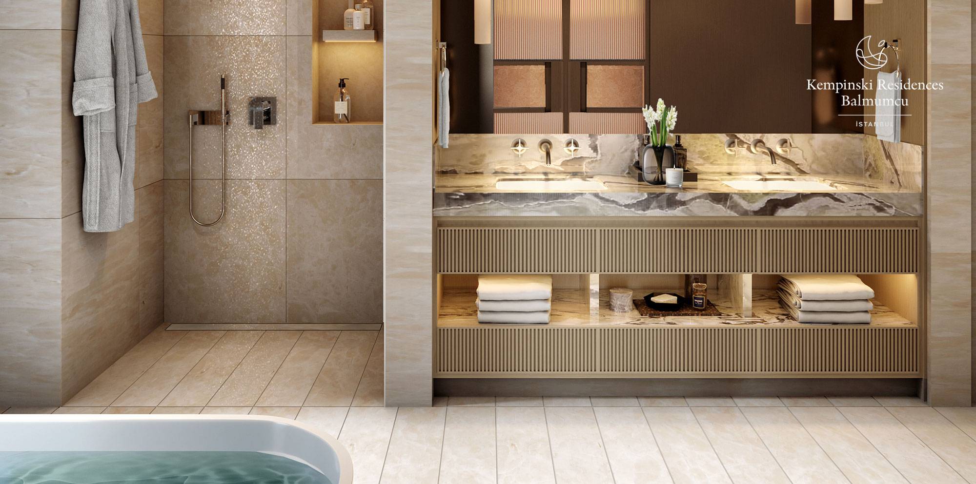 Kempinski Private Residences Balmumcu Bathroom